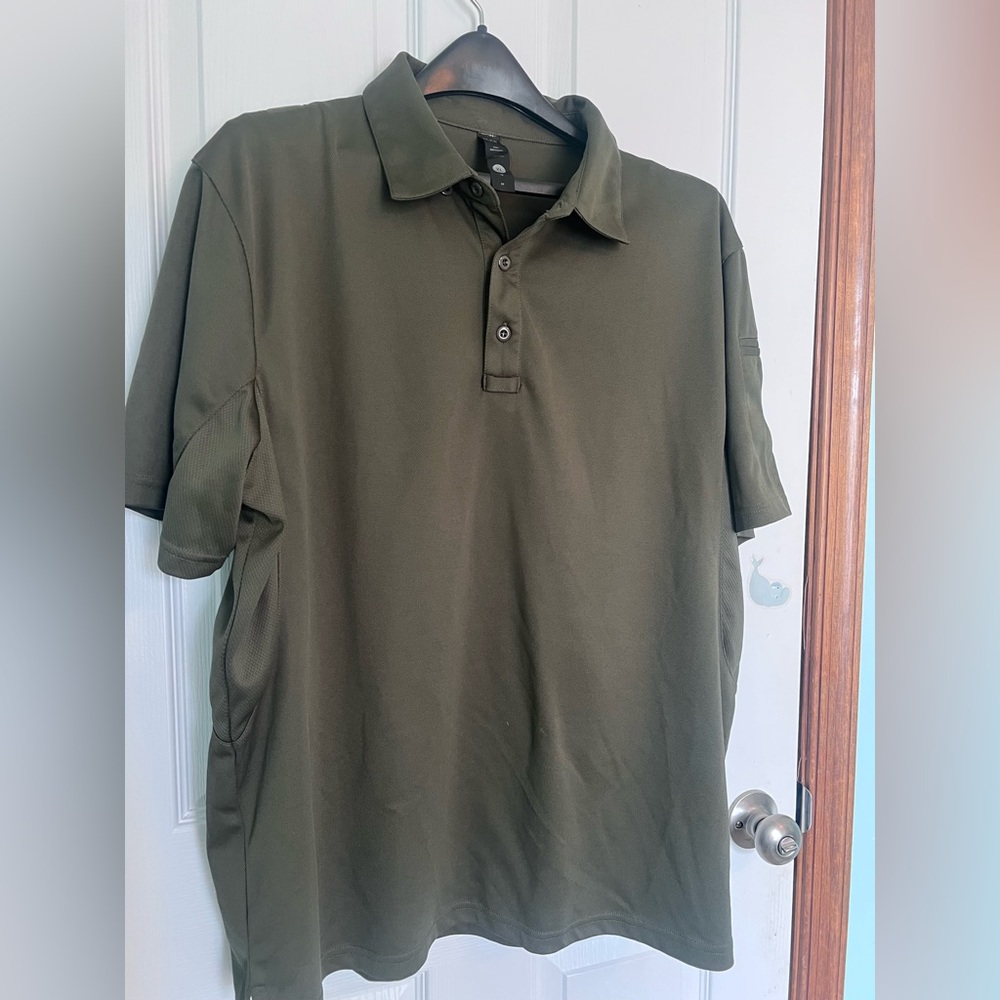 Men’s Meir Olive Green Short Sleeve Polo XL